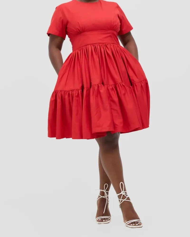 Wamata Dress - Red view 2