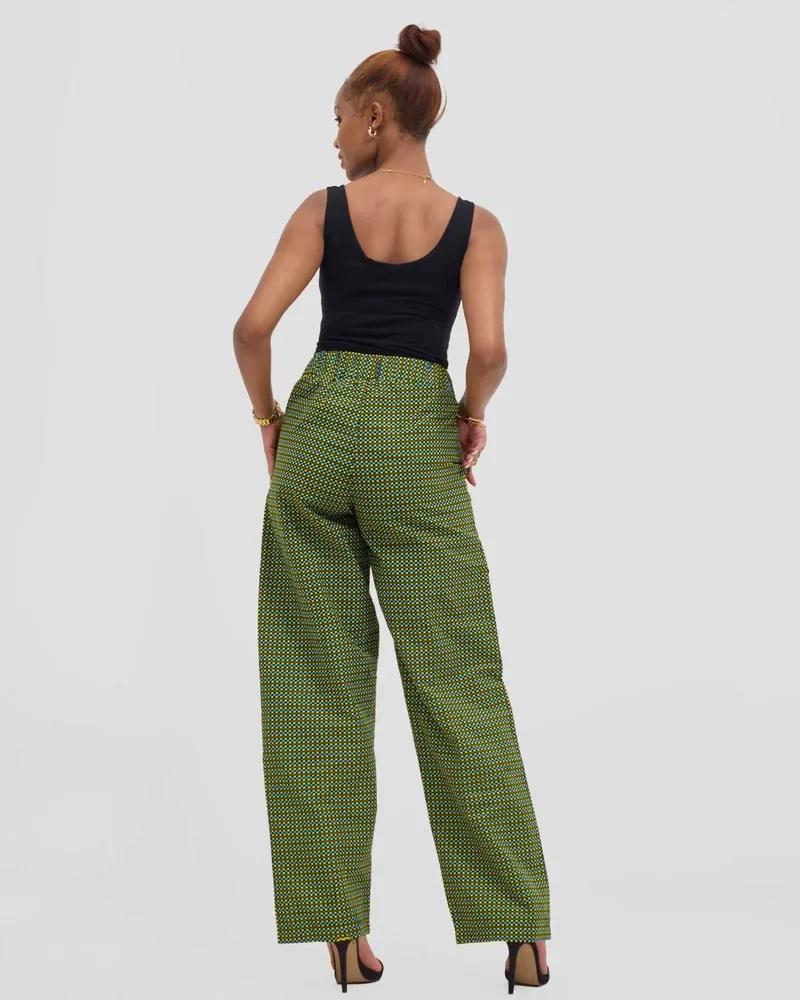 Nala Ankara pant - Green view 2
